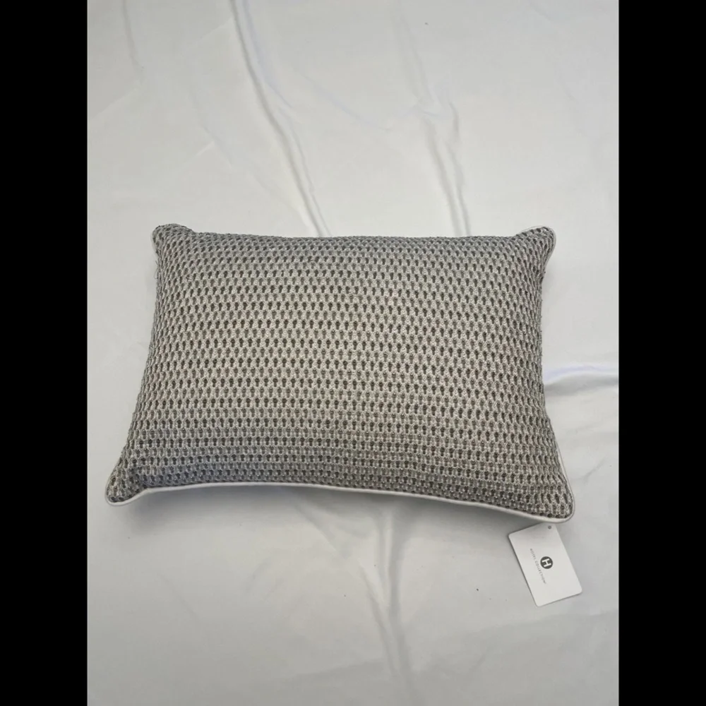 NWT Hotel Collection Interlattice Embroidered Decorative Pillow